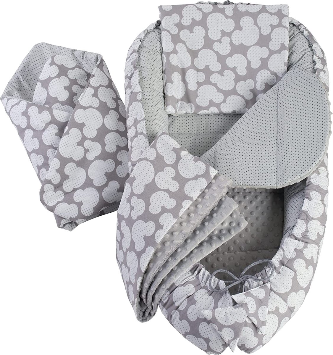 Babynest babynestje pasgeboren 90 x 50 cm baby nestje draagbaar nest voor bed kinderen knuffelnest cocon voor jongens en meisjes Beige met Witte Sterren Babynest babynestje pasgeboren 90 x 50 cm baby nestje draagbaar nest voor bed kinderen knuffelnest cocon voor jongens en meisjes Beige met Witte Sterren
