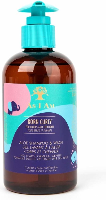 As I Am - Born Curly - Aloe Shampoo & Wasgel - 240ml