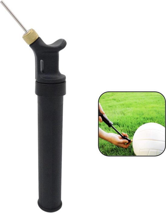 PD® - Ballenpomp - Premium Voetbalpomp - Basketbalpomp - Ballenpomp - Handpomp - Pomp - Inclusief Naald