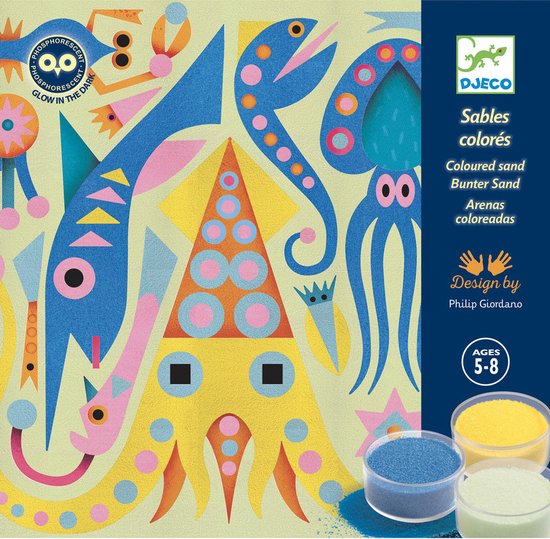 Djeco schilderijen zand Sea Lights