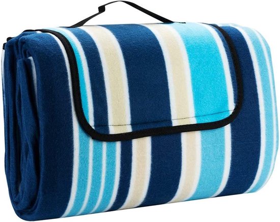 Couverture De Pique-nique Extra Large 203x152 Cm - Imperméable, Anti-sable, Légère Et Pliable - Pour Plage, Camping, Parc
