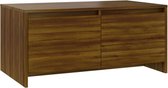 vidaXL Salontafel basse 90 x 50 x 41,5 cm Aggloméré Chêne brun