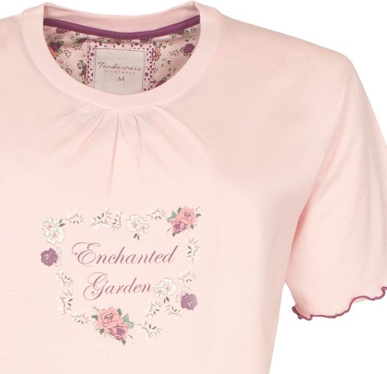 Chemise de Nuit Femme Tenderness Rose TENGD1206C - Tailles: S