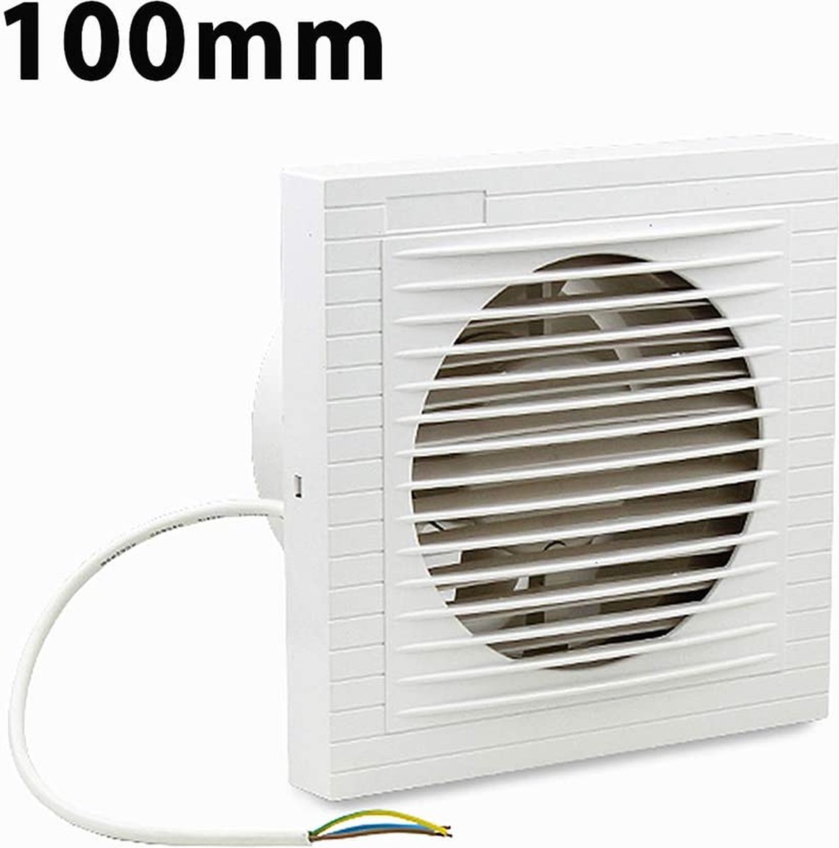 Badkamer ventilator- Toilet - Quiet | zeer stil | (35dB) Ø100mm | bol.com