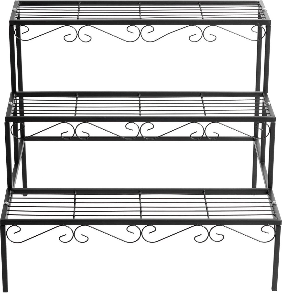 Gecheer 368431 Plantentafel, met planken, lade en verzinkt tafelblad