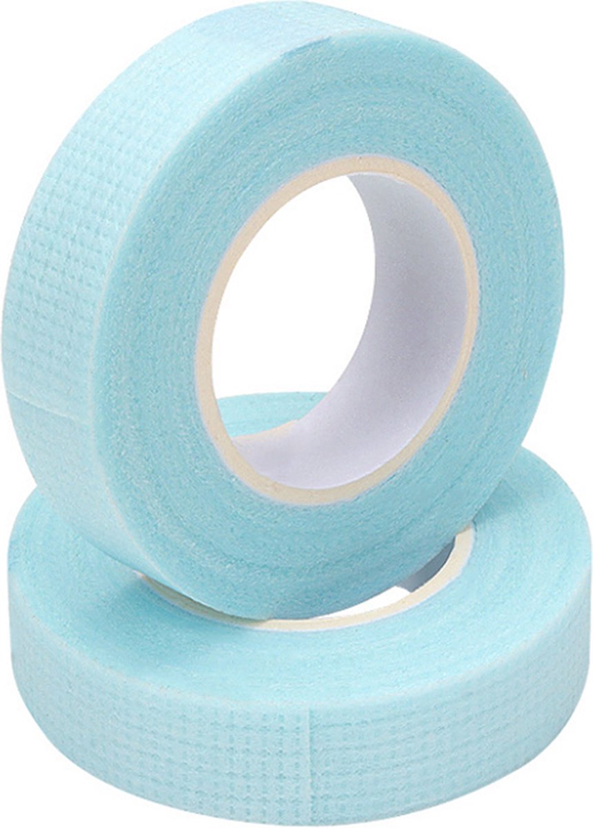 Wimpertape Blauw (9 meter) - Wimperextensions - Wimper tape - Beautytape - Medische tape - Wimper tool - Hyperallergeen - Huidvriendelijk – Tape – Non Wooven Tape