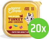 Edgard & Cooper Adult Paté Turkey & Chicken 85 gram - 20 kuipjes