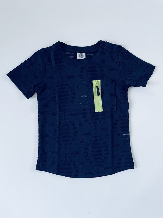 T-Shirt Fin Blauw Maat 140/146