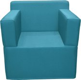 Stoel licht blauw fauteuil kinder Tubbli Modena 60 waterproof en slijtvast in vele kleuren
