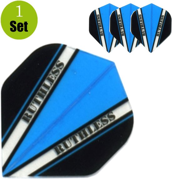 Ruthless V100 Dart Flights Aqua