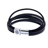 BEINGBAR Bracelet Armband BNGBR046 100106 L 21cm (zwart)