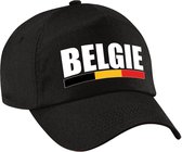 Belgie landen pet zwart - Belgie baseball cap - EK/WK/Olympische spelen outfit
