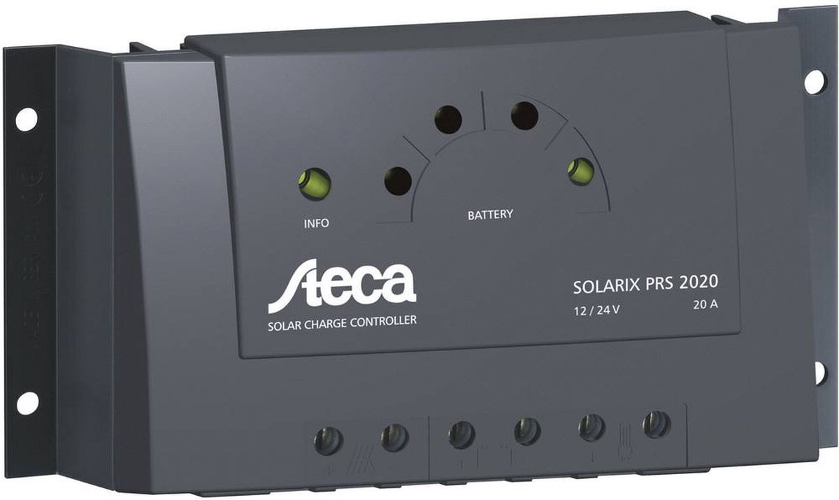 Steca Solarix PRS 2020 Solar laadregelaar Serie 12 V, 24 V 20 A