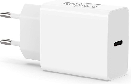 USB C Adapter geschikt voor USB C kabel Oplader - Snellader 20W Universeel voor Telefoon / Tablet / Smartphone / GSM