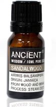 Sandelhout Etherische olie - 10 ml - Puur Natuur - Stress - Verkoudheid