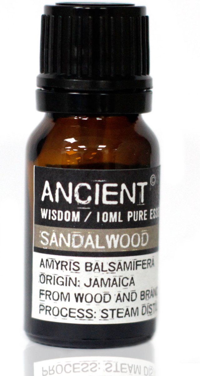 Goedkoopste Sandelhout Etherische olie - 10 ml - Puur Natuur - Stress - Verkoudheid