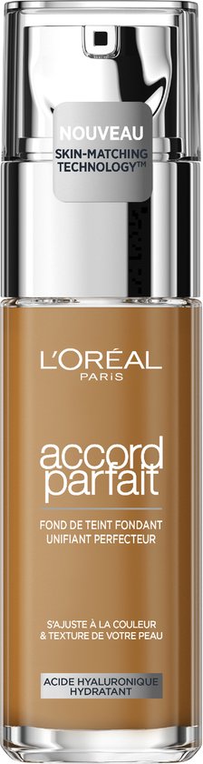 L’Oréal Paris - Accord Parfait Foundation - 8D/W  - Natuurlijk Dekkende Foundation met Hyaluronzuur en SPF 16 - 30 ml