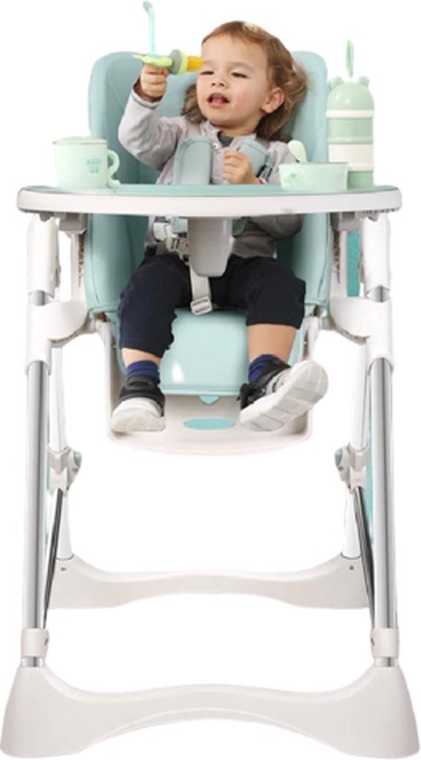 Kinderstoel - Inklapbare Eetstoel - Baby Eetstoel - Verstelbaar - Groen |  bol.com