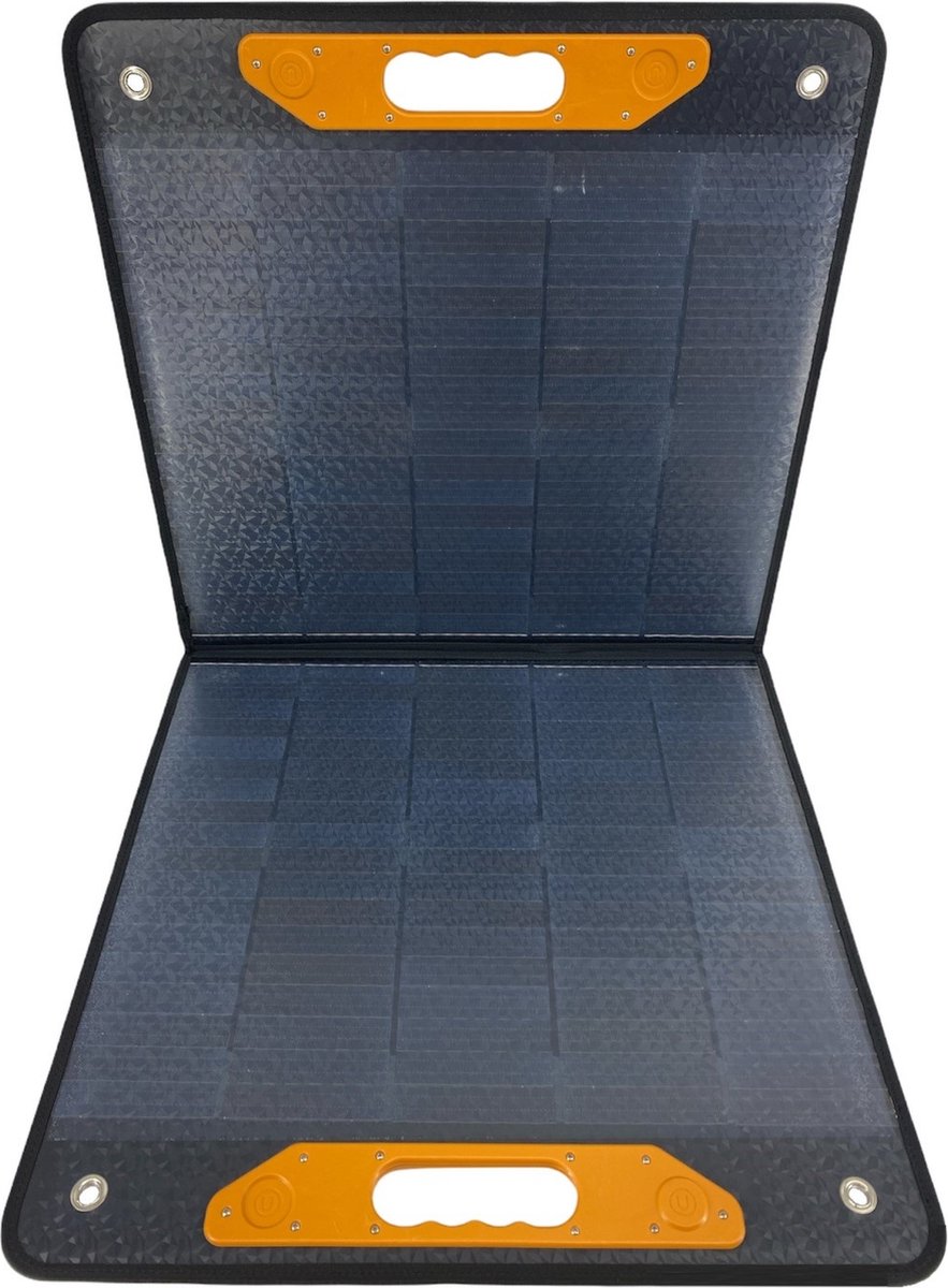 Opvouwbare Zonnepaneel 80 Watt met regelaar en USB uitgang