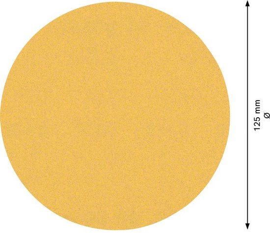 Foto: Expert c470 schuurpapier voor excenterschuurmachines 125 mm geen gaten k120 50 delig 1 stuk s 
