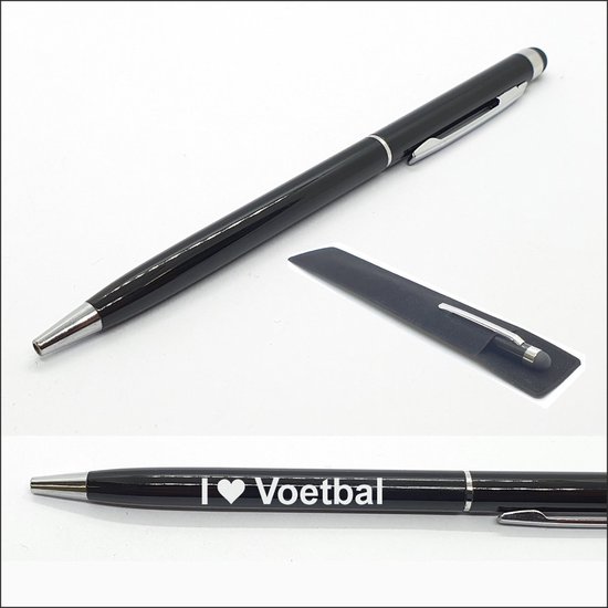 Pen Met Gravering - I Love Voetbal