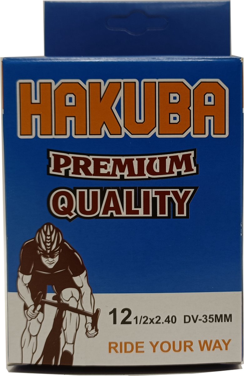 Hakuba Binnenband 12x1/2x2 1/4 ETRTO 47/62-203, Ventiel: Dunlop Blitz/Holland ventiel 35mm