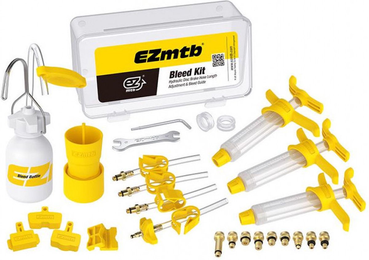 EZ MTB Ontluchtingsset - Professionele set - Voor hydraulische Schijf/Velgremmen