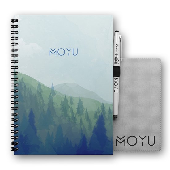 MOYU Ringband A5 | Misty Mountain | Uitwisbaar & Herschrijfbaar Notitieboek