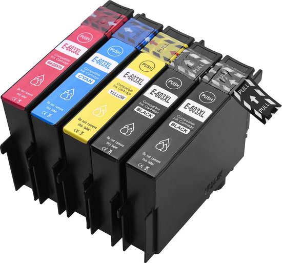 Foto: Ipexnl geschikt voor epson 603 603xl inkt cartridges multipack 5 inktpatronen epson expression home xp2100 xp2105 xp2150 xp3250 xp2155 xp3100 xp3105 xp4100 xp4105 xp4150 xp4155 workforce wf2810 wf2830 wf2840dwf wf2850dwf wf2870dwf