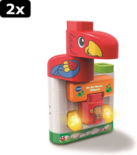 2x Vtech Bla Bla Blocks - Dieren | bol.com