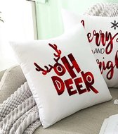 Housse de coussin Noël O Deer - Noël - Housse de coussin de Jours fériés Renne