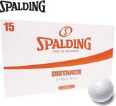 Spalding Distance 2 Piece Golfballen 15 stuks