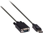Gembird - Gembird DisplayPort Male naar VGA Male Kabel 1.8m
