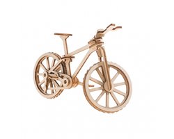 Bouwpakket 3D Puzzel Mountainbike Fiets Sportfiets- hout