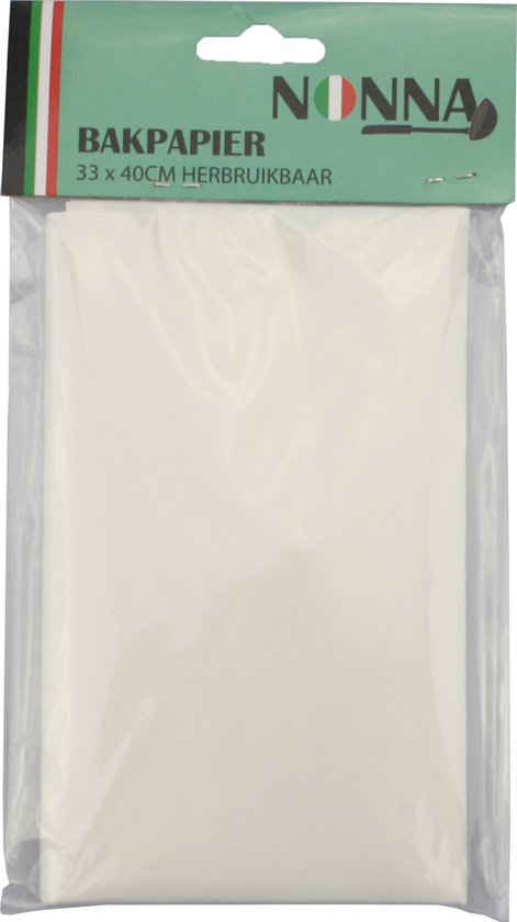 Nonna herbruikbaar bakpapier 33x40 cm - Bakfolie kleefvrij - Mileuvriendelijk teflon