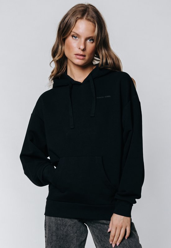 Colourful Rebel Flower Skull Oversized Hoodie Dames Trui Maat XS