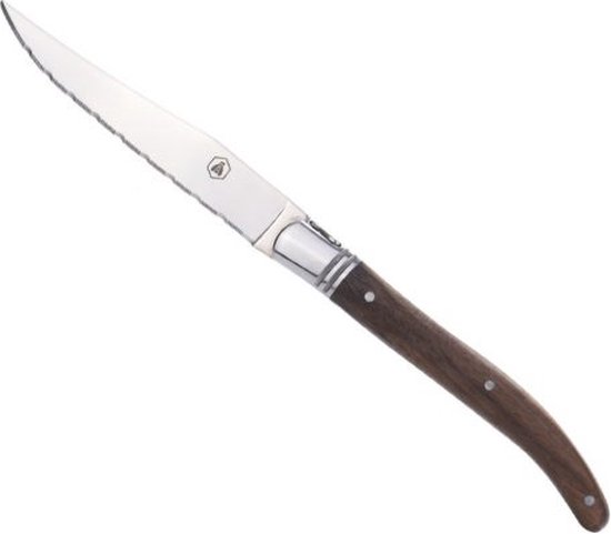 Laguiole Steakmessen Jean Dubost Zwart 1.2 mm
