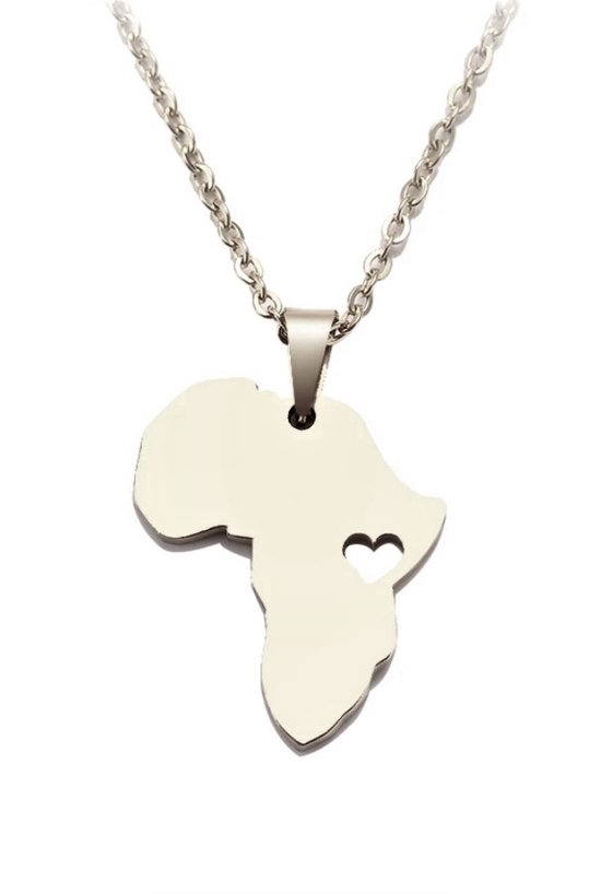 Afrika ketting - RVS