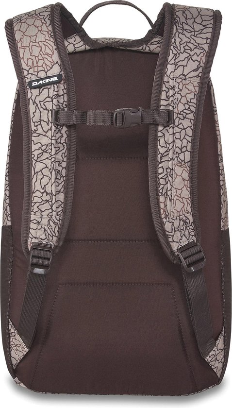 Invicta Square Street Jungle Backpack für Schule, Black/Green, Taglia Unica, Modern