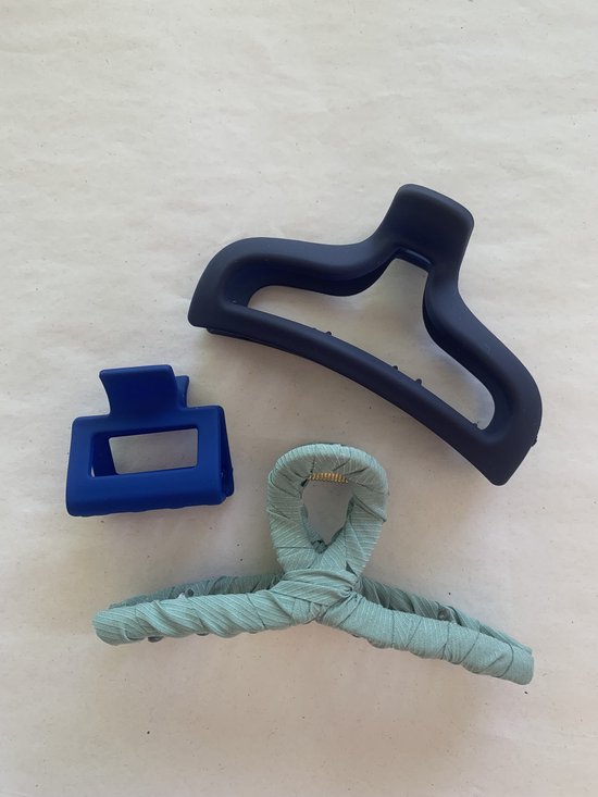 Blauwe pruik met staartjes voor dames
