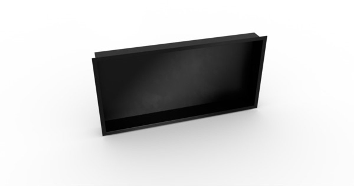 Royal plaza Algunos inbouwnis 30x60x7cm mat zwart
