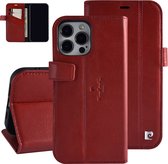 Coque Pierre Cardin pour iPhone 13 Pro Max - Etui Book Case - Porte-cartes pour 3 cartes - Fermeture aimantée - Rouge