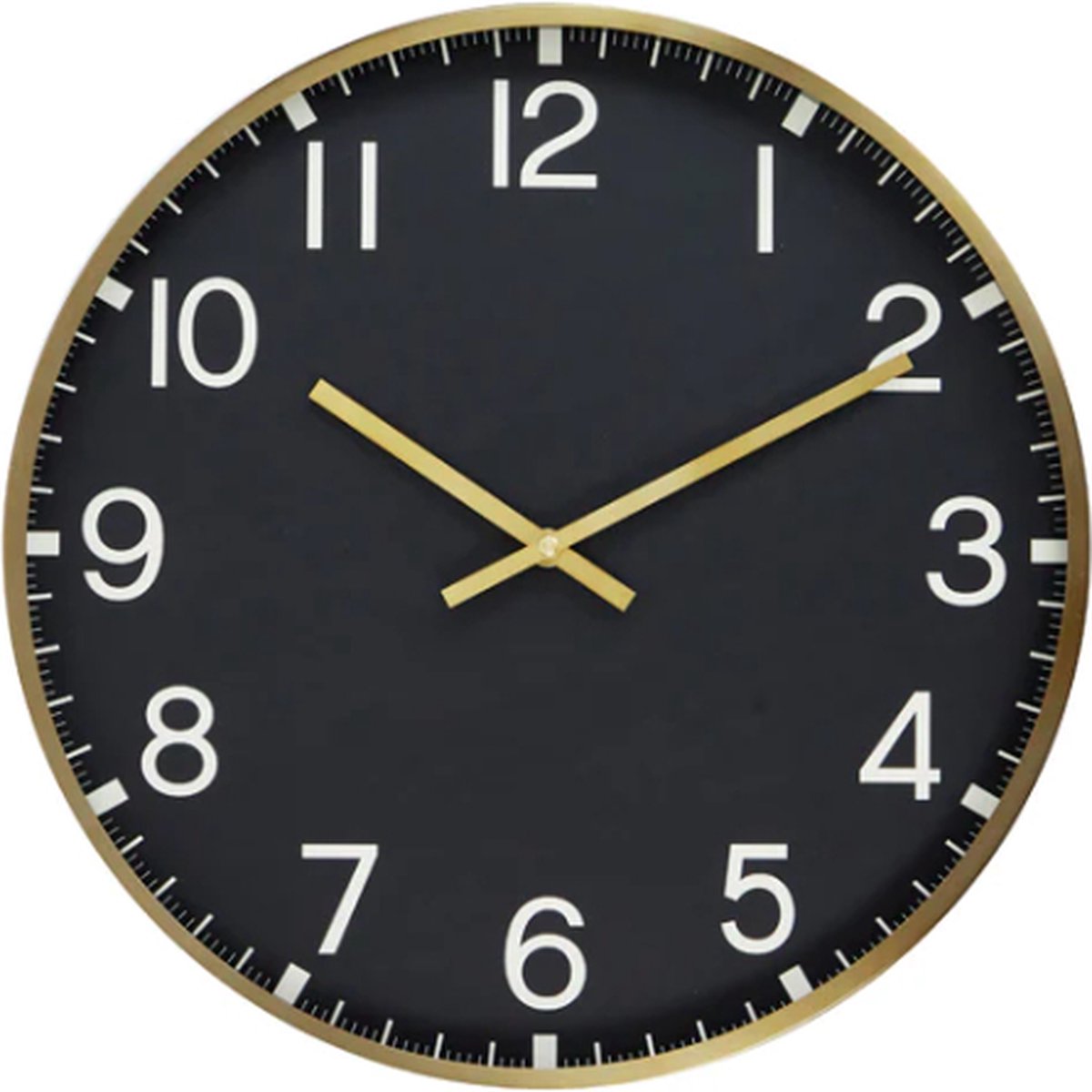 Light&living Klok Ø40 cm TORRIA zwart+goud