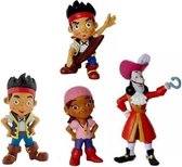 Disney Speelfiguurtjes Jake en de Nooitgedacht piraten - kapitein haak (6-10 cm)