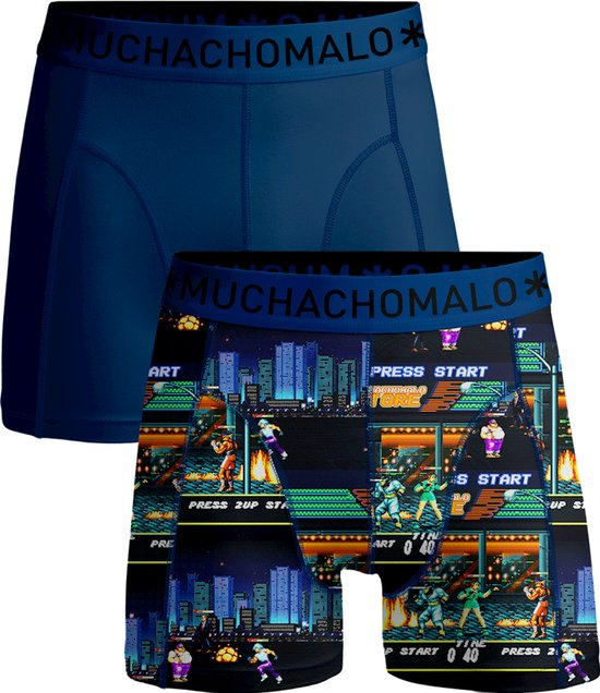 Muchachomalo Boys Boxershorts - 2 Pack - Maat 158/164 - Jongens Onderbroeken