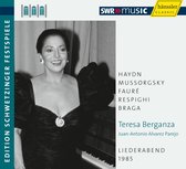 Teresa Berganza, Juan-Antonio Alvarez Parejo - Edition Schwetzinger Festival - An Evening Of Song (CD)