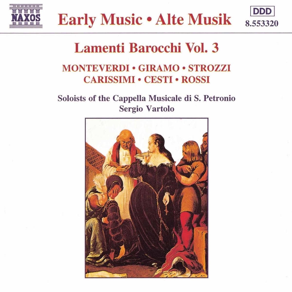 Cappella Musicale Di San Petronio Di Bologna, Sergio Vartolo - Lamenti Barocchi 3 (CD)