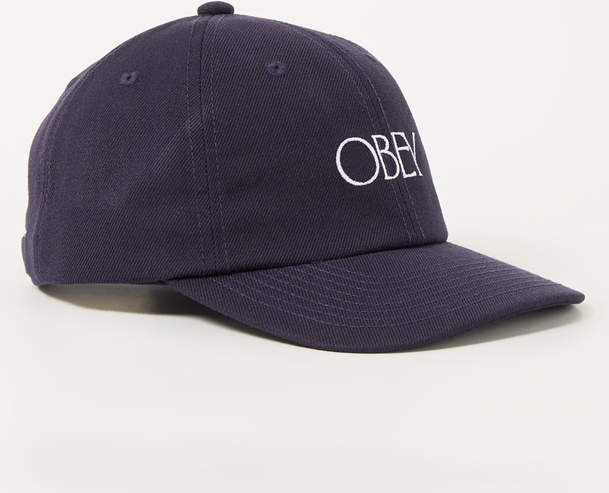 Obey Bishop 6 Panel pet - Blauw - One Size