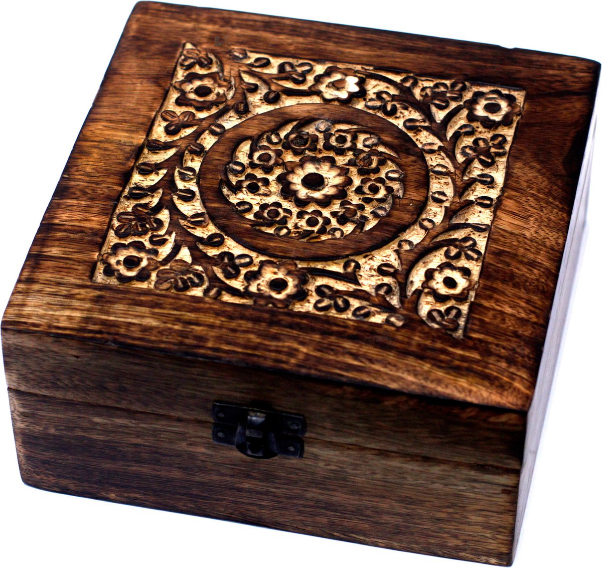 Goedkoopste Opbergbox 25 vakken hout - Etherische olie - Sieradendoos - Organizer