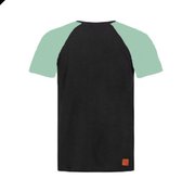 T-shirt zwart mint